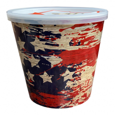 American Flag Bucket of Chips