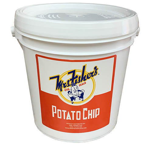 White Bucket of Chips